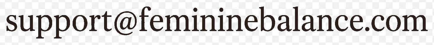 Email support at femininebalance dot com