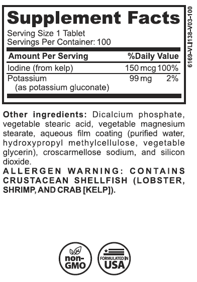 Potassium Complete Supplement Facts