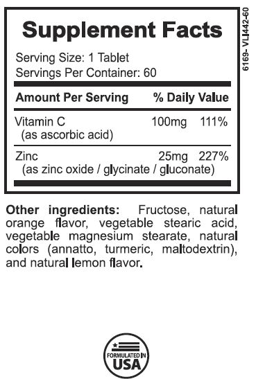 Zinc Complete Supplement Facts